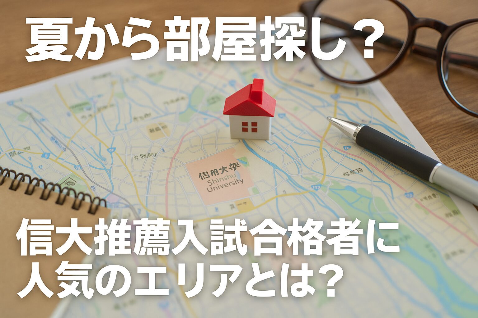 【夏から部屋探し？】信大推薦入試合格者に人気のエリアとは？